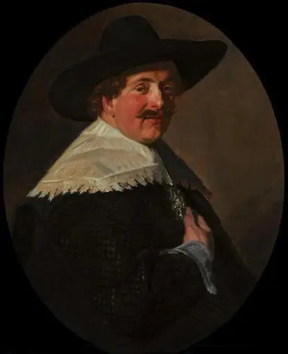 Portrait d'un homme assis - Frans Hals image 1 copie de tableau peinte à la main
