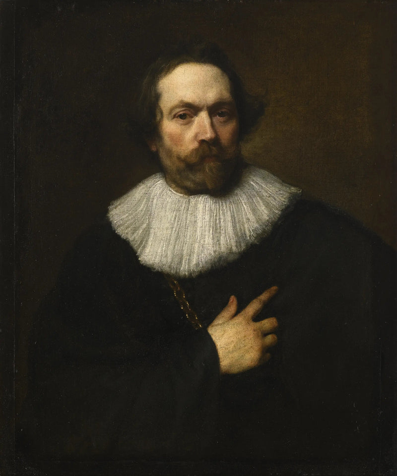 एक आदमी का पोर्ट्रेट जिसमें दाढ़ी है - Antoine van Dyck