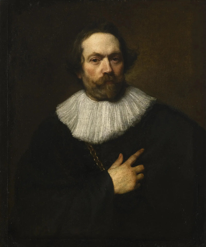 एक आदमी का पोर्ट्रेट जिसमें दाढ़ी है - Antoine van Dyck
