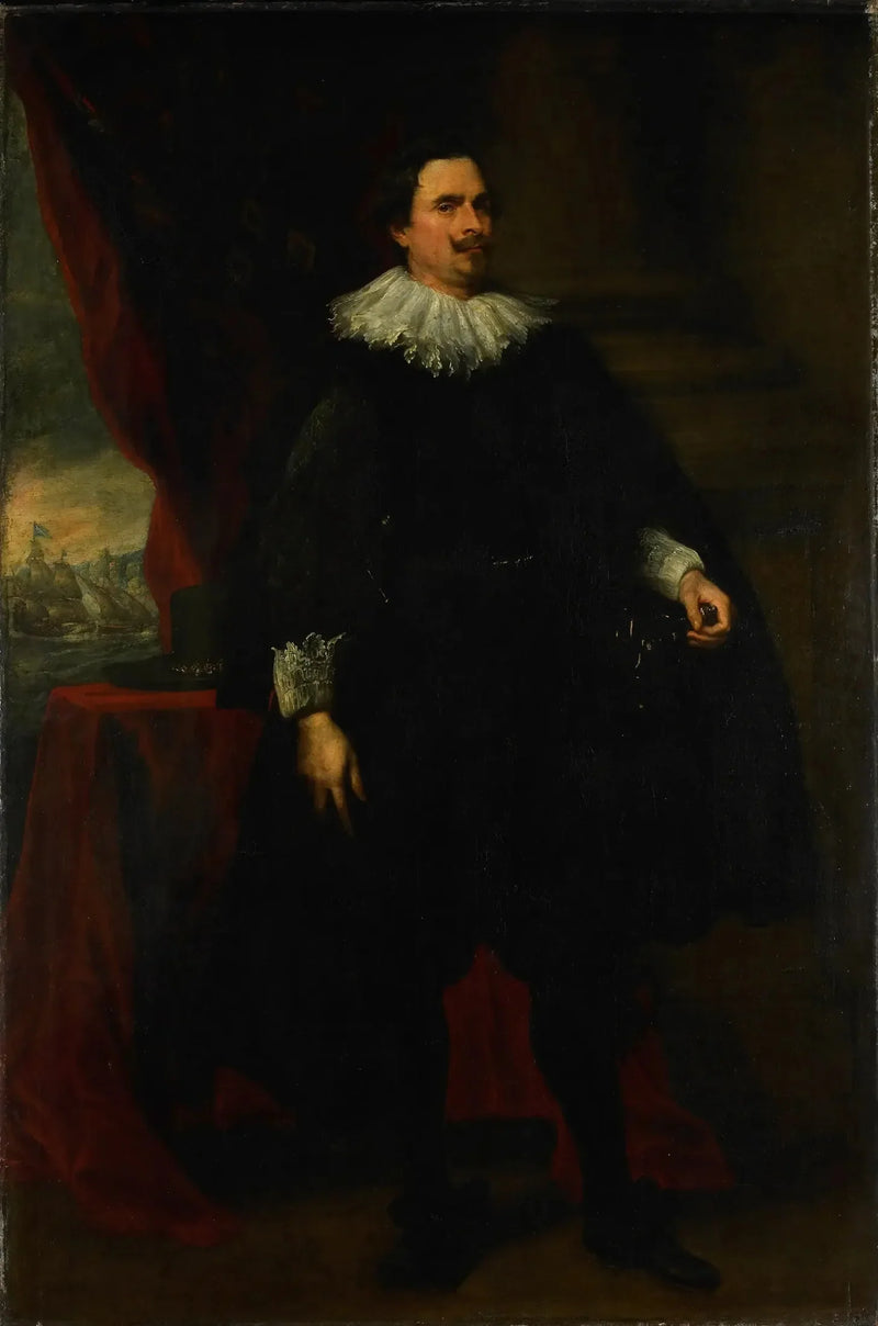 परिवार वान डेर बोरट के एक पुरुष का पोर्ट्रेट, शायद फ्रांस्वा वान डेर बोरट - Antoine van Dyck