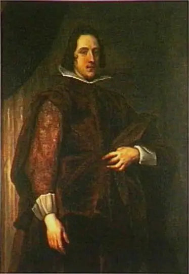 एक आदमी का पोर्ट्रेट स्पेनिश सूट में - Antoine van Dyck