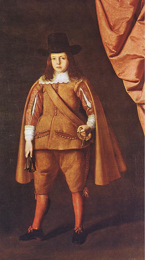 एक युवा अभिजात वर्ग का पोर्ट्रेट (Juan Francisco de la Cerda Enríquez de Ribera, Marqués de Cogolludo) - Francisco de Zurbarán