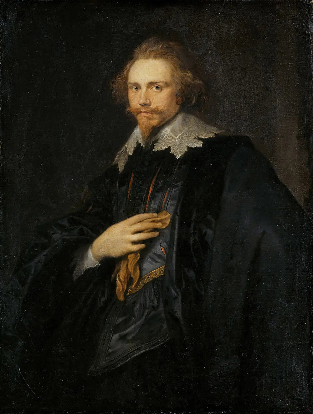 Portrait d'un jeune homme - Antoine van Dyck image 1 copie peinte à la main à l’huile