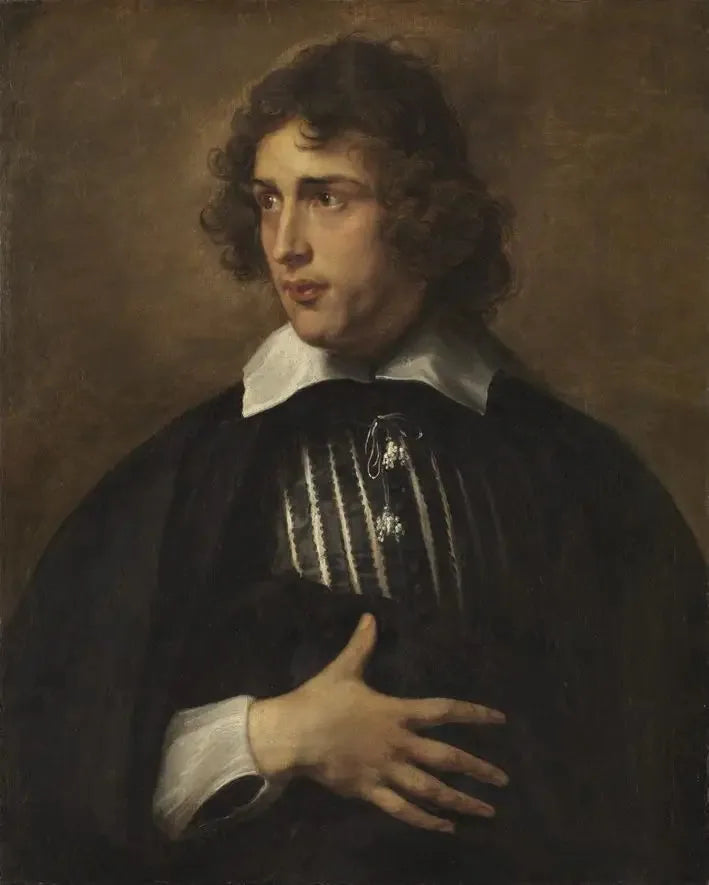 एक युवा पुरुष का पोर्ट्रेट - Antoine van Dyck
