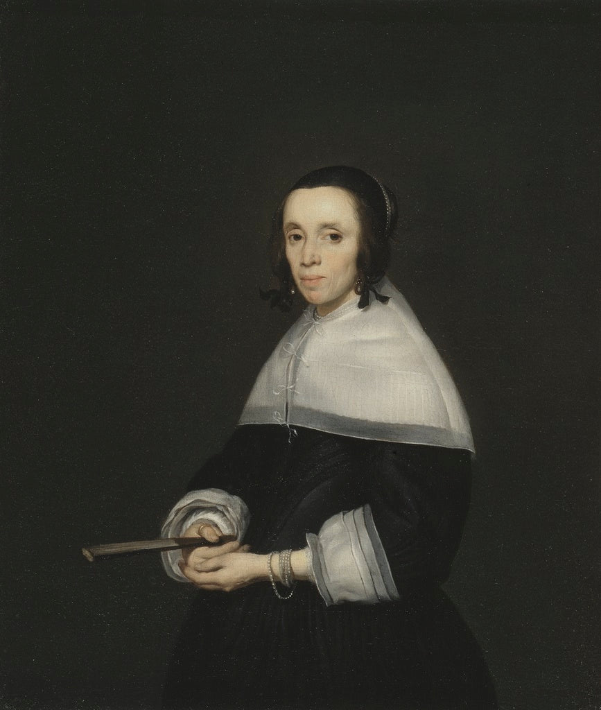 Portrait d'une dame - Gerard ter Borch image 1 copie peinte à la main à l’huile