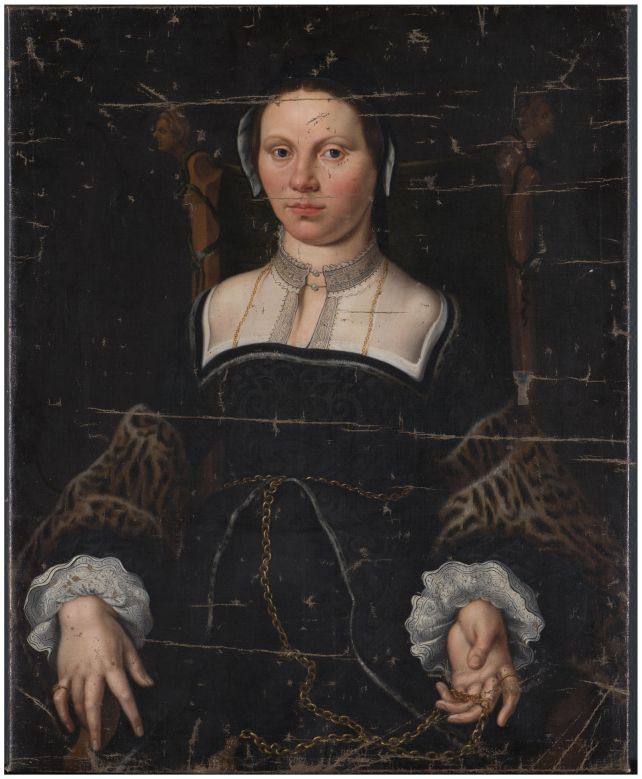Portrait d'une dame - Maarten van Heemskerck