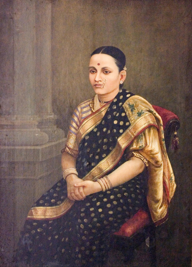 एक महिला का पोर्ट्रेट - रवि वर्मा