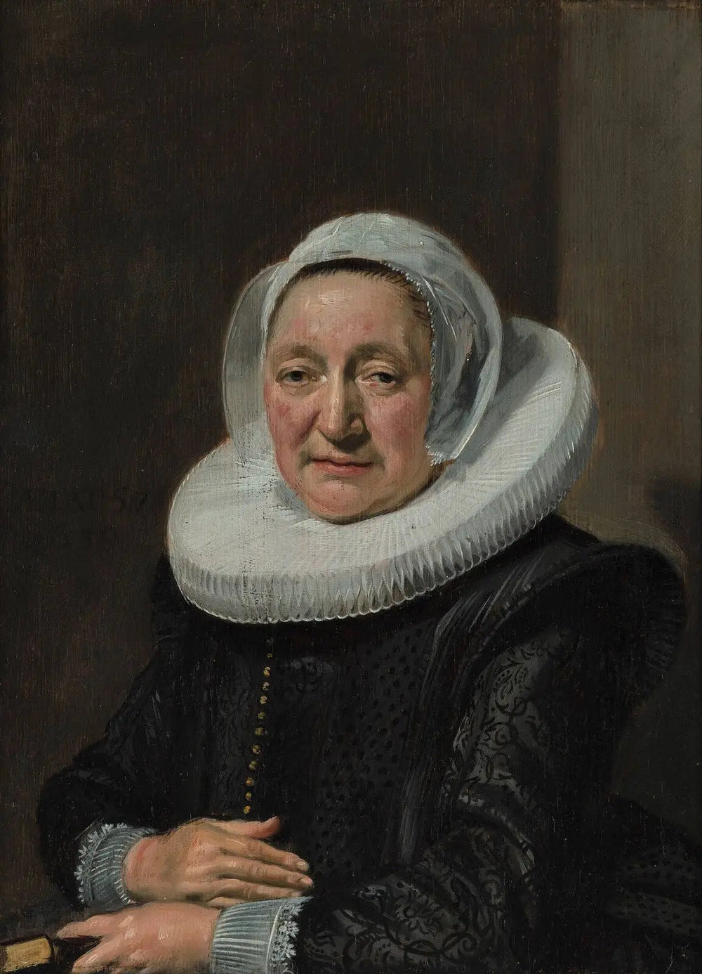 Portrait d'une femme, possible Judith van Breda - Frans Hals image 1 tableau peint à l’huile sur toile