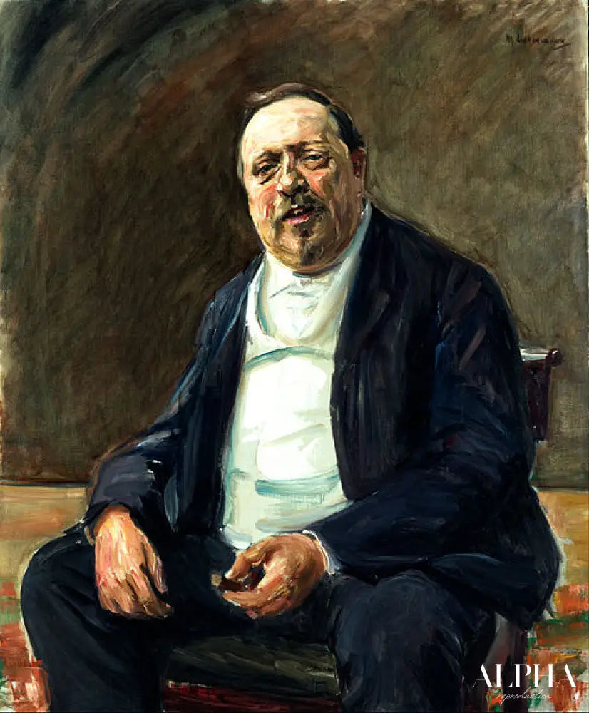 Portrait d'Albert von Berger - Max Liebermann - Reproductions de tableaux et peintures haut de gamme