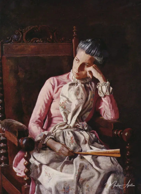 Portrait d’Amelia van Buren - Thomas Eakins - Reproductions de tableaux et peintures haut de gamme