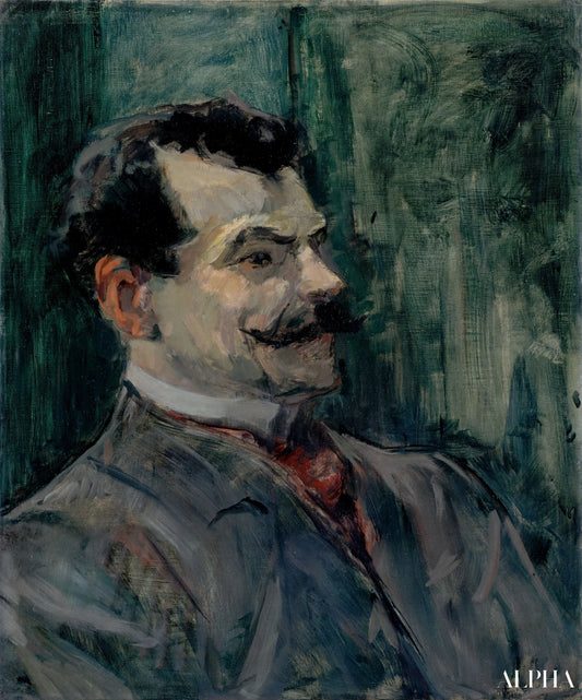 Portrait d'André Rivoire - Toulouse Lautrec - Reproductions de tableaux et peintures haut de gamme