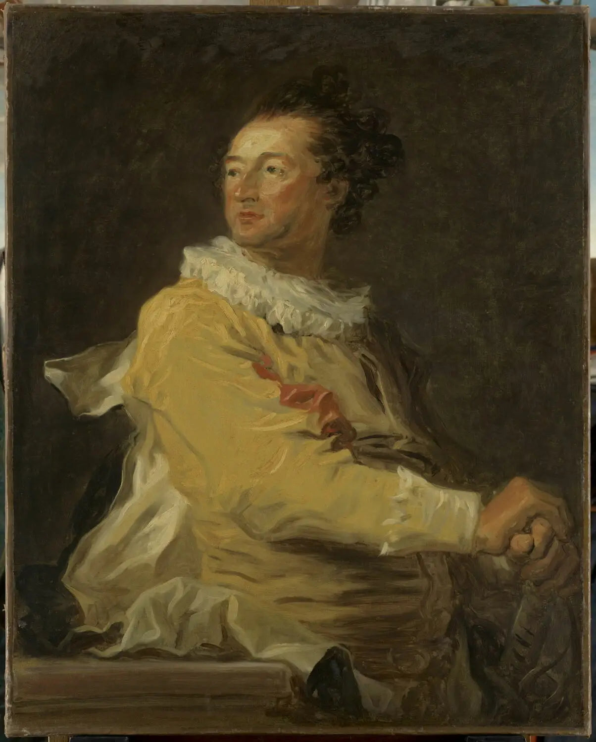 Portrait d’Anne-François d’Harcourt duc de Beuvron en personnage de la comédie italienne - Jean-Honoré Fragonard