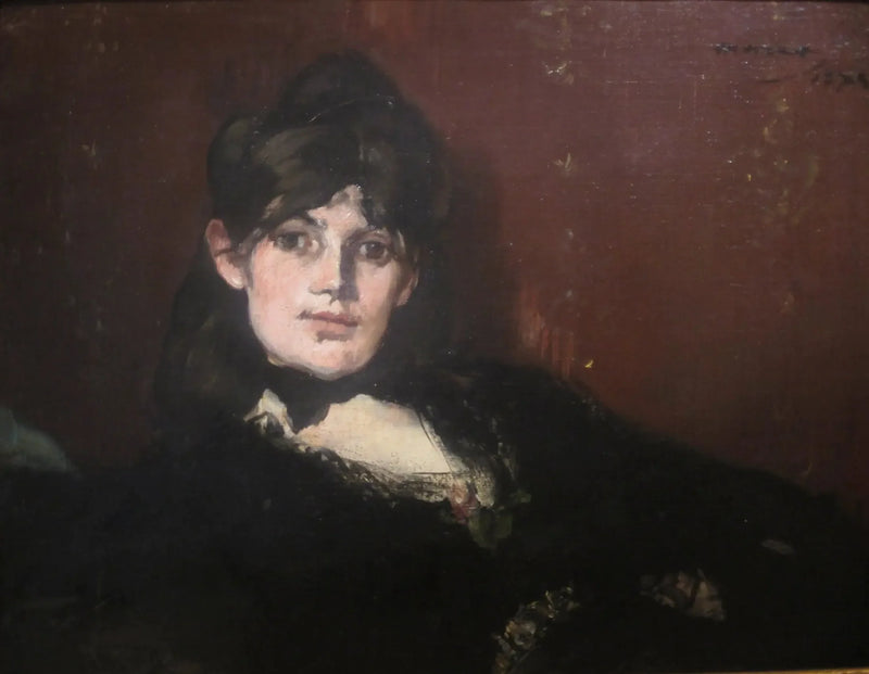 बर्थे मोरिसोट का विस्तृत चित्र - Édouard Manet