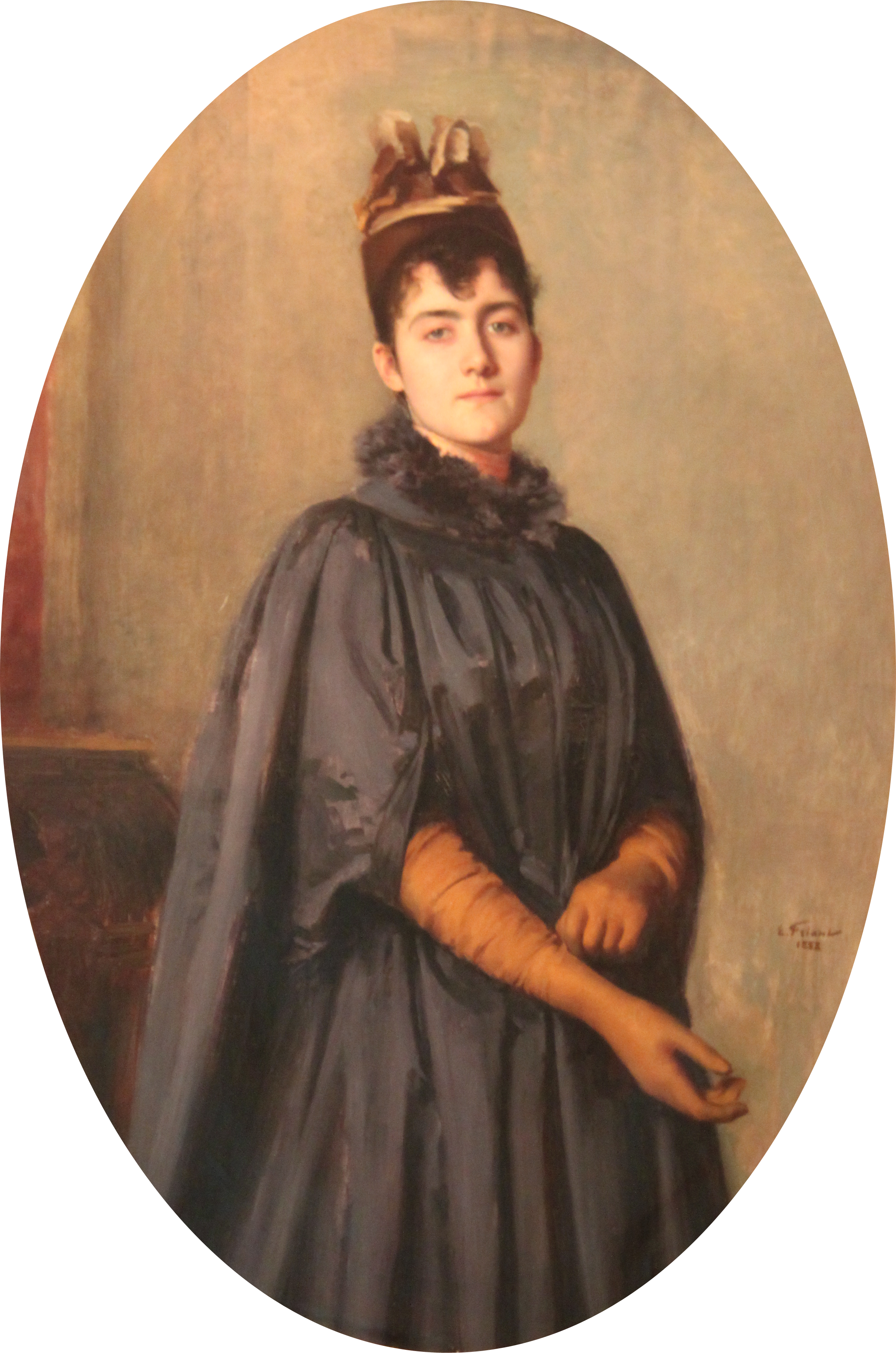 Portrait de Camille Majorelle - Émile Friant image 1 copie peinte à la main à l’huile