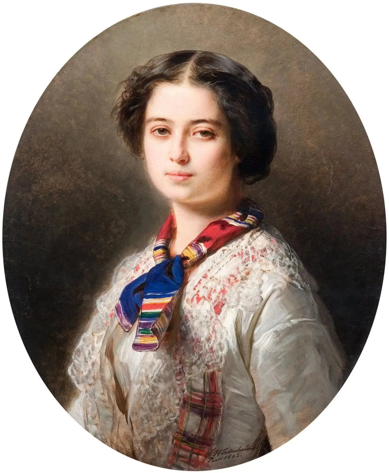 सेसीली लुबोमिर्शकी ज़ोमॉयस्की का पोर्ट्रेट (1831-1904) - फ्रांज़ ज़ावेर विंटरहॉल्टर