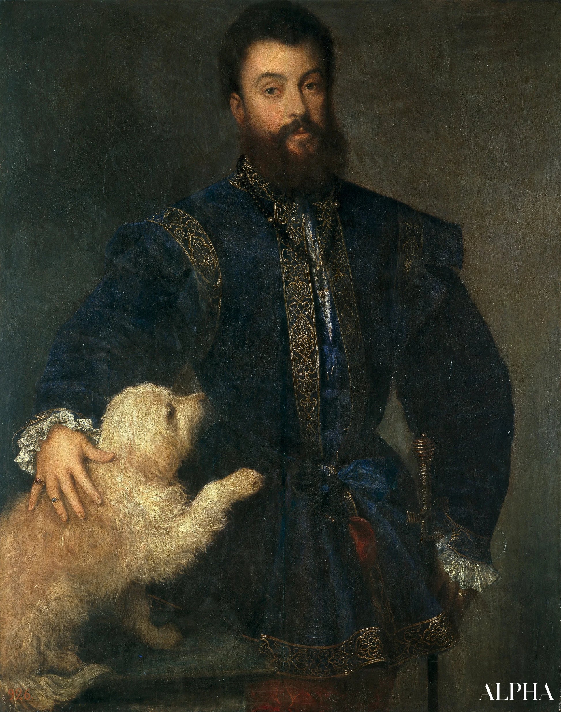 Portrait de Federico II Gonzague - Titien - Reproductions de tableaux et peintures haut de gamme