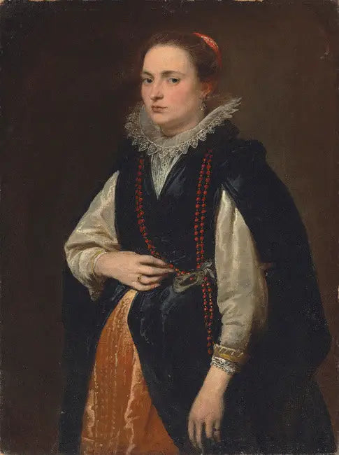 महिला का पोर्ट्रेट, 1621-1628 - Antoine van Dyck