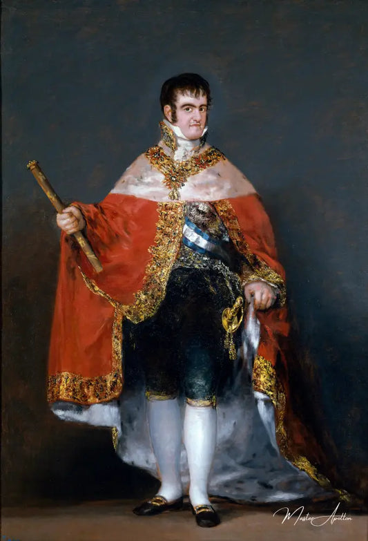 Portrait de Ferdinand VII - Francisco de Goya - Reproductions de tableaux et peintures haut de gamme