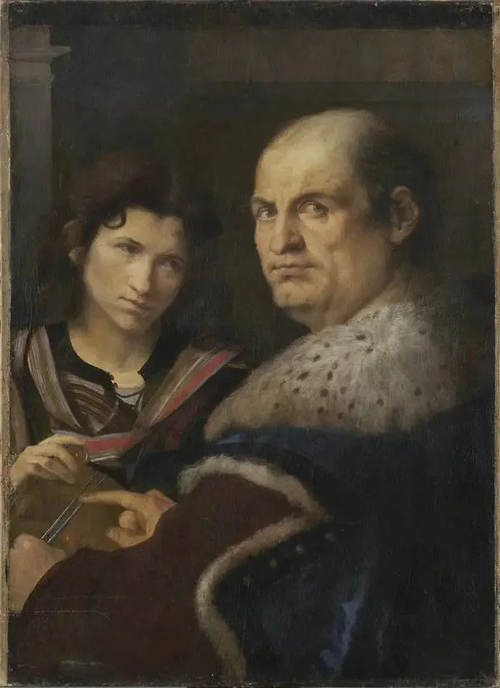 जियोर्जियो का Giovanni Borgherini और Trifone Gabriel का पोर्ट्रेट