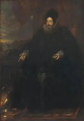जियोवानी विंचेंज़ो इम्पेरियल का पोर्ट्रेट - Antoine van Dyck