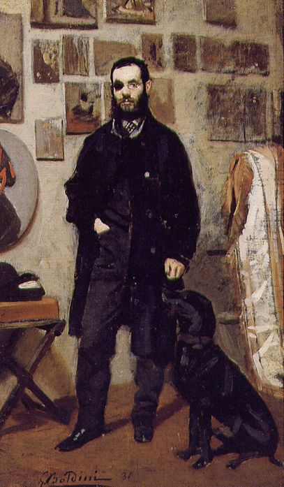Giuseppe Abbati का पोर्ट्रेट - Giovanni Boldini