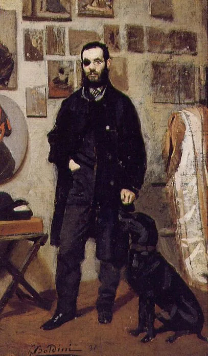 Giuseppe Abbati का पोर्ट्रेट - Giovanni Boldini