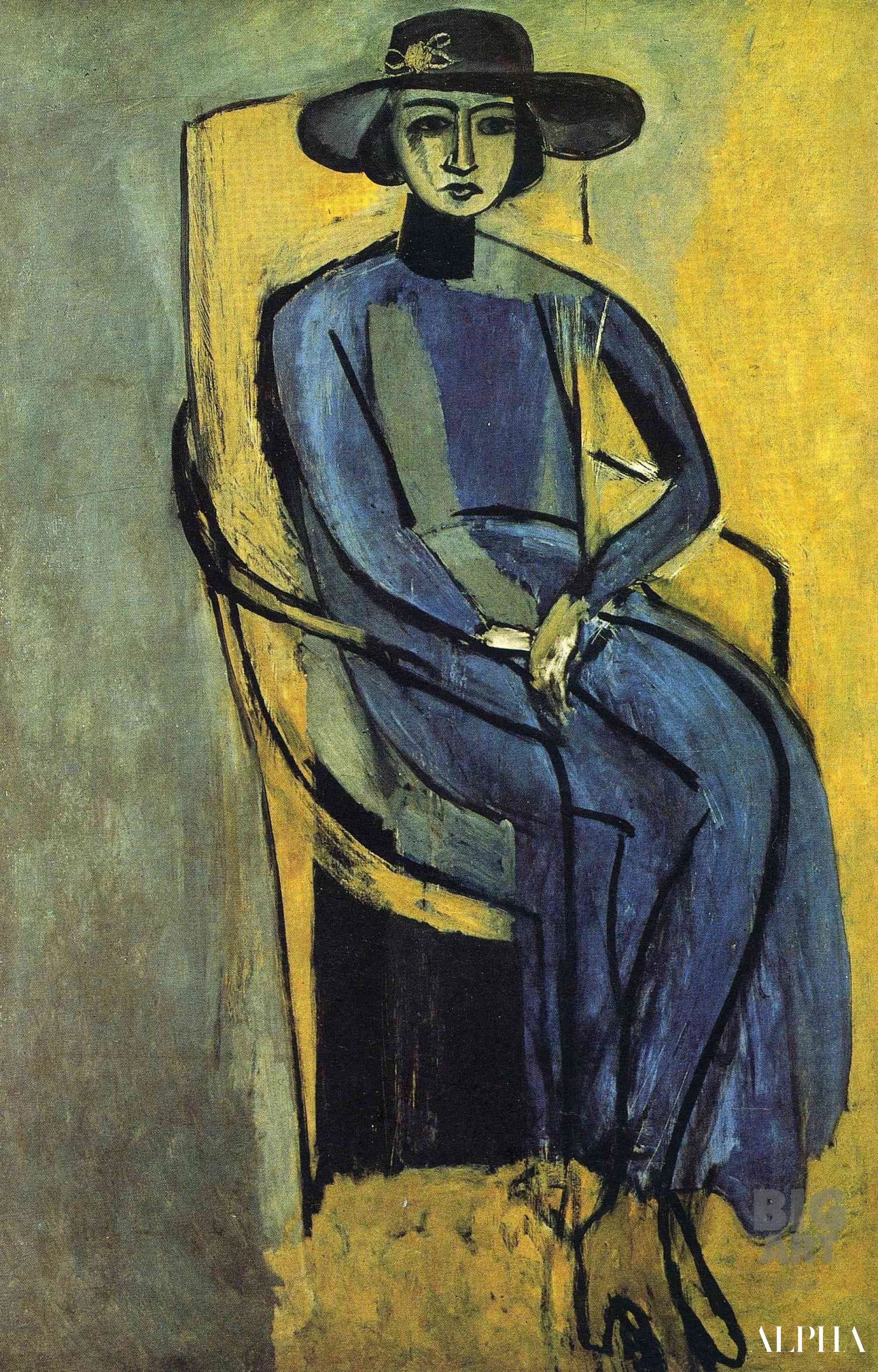 Portrait de Greta Prozor - Matisse - Reproductions de tableaux et peintures haut de gamme