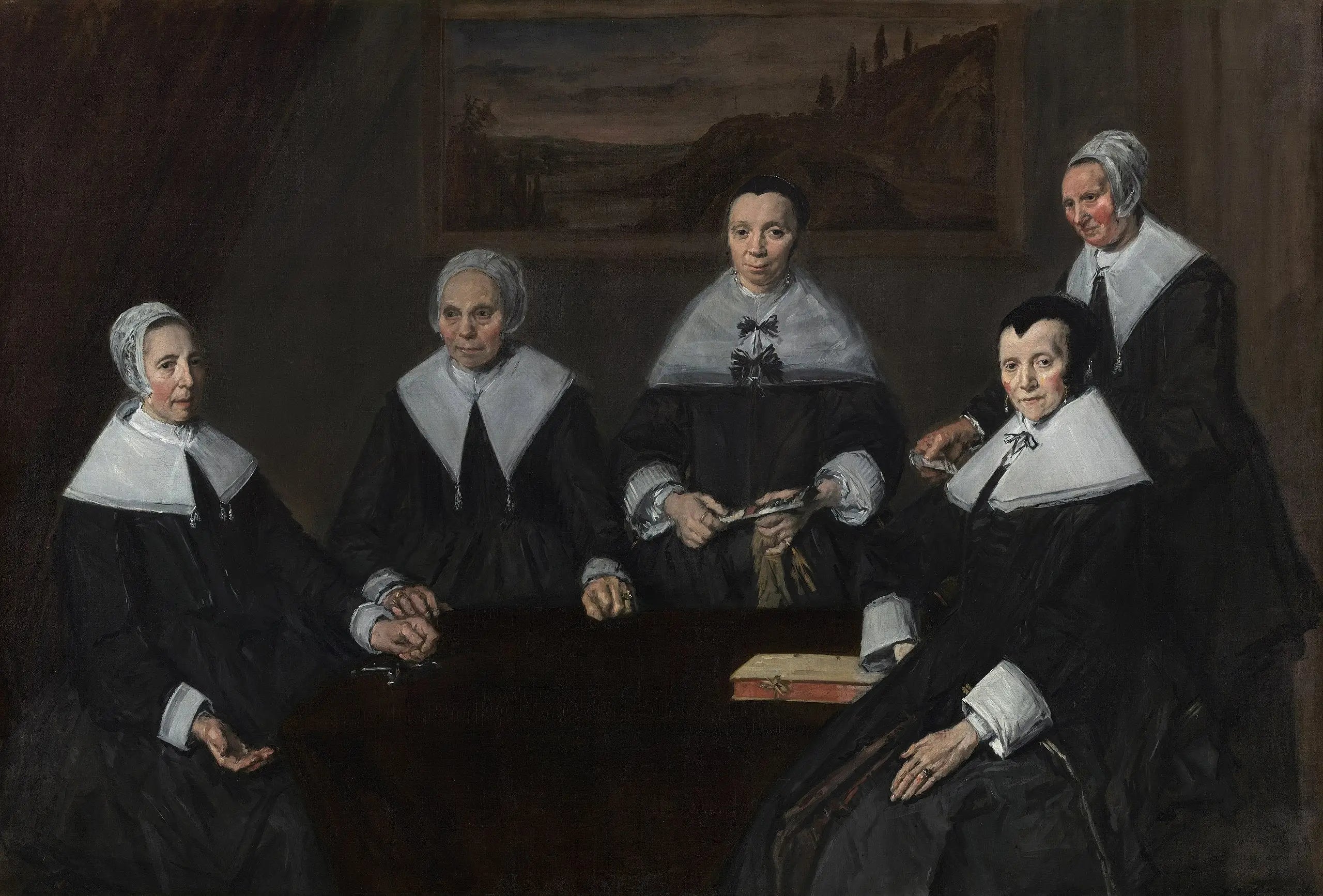 Portrait de groupe des régentes de l’hospice des vieillards - Frans Hals - Alpha Reproduction