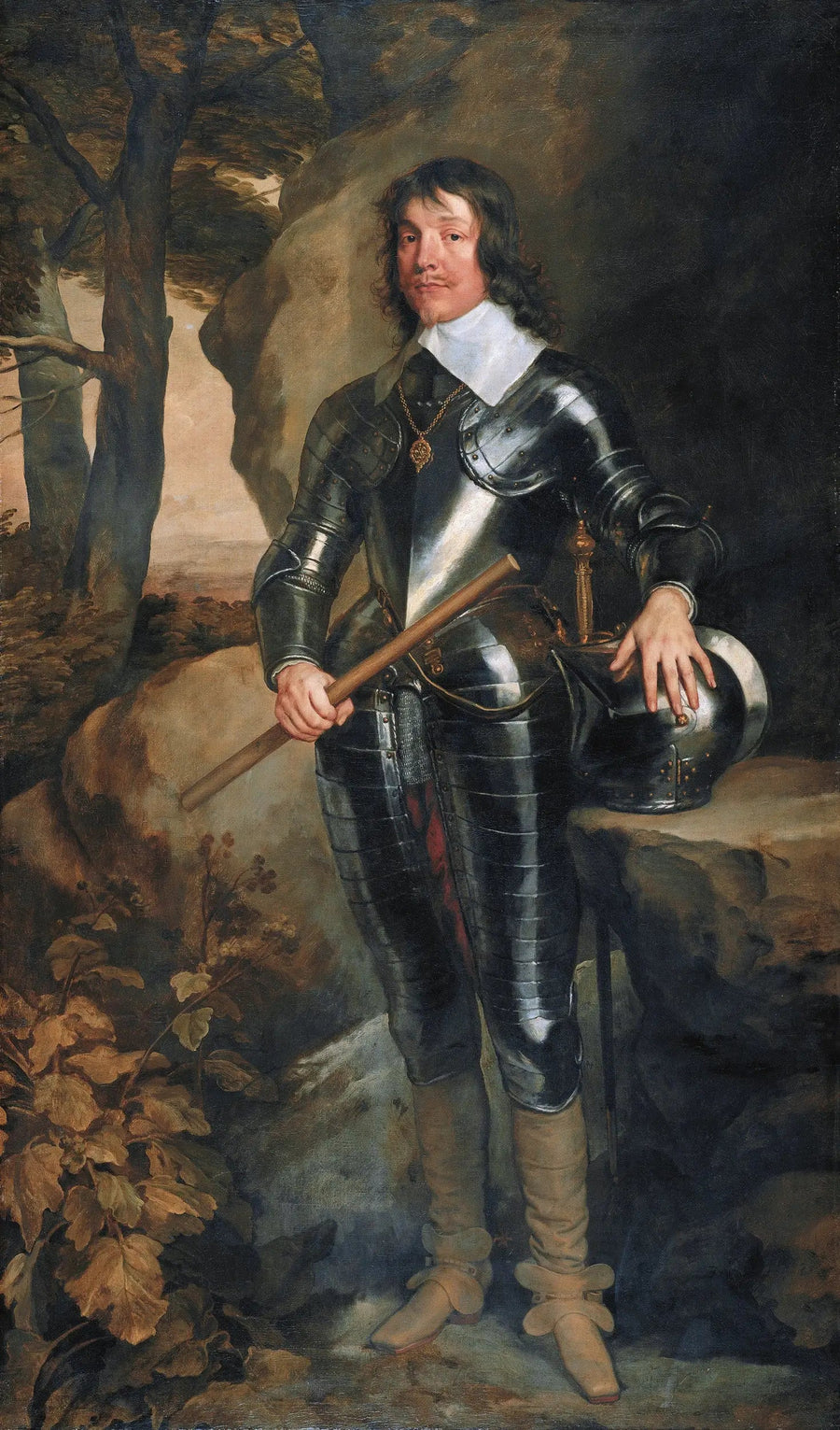 जैक्स, पहले ड्यूक ऑफ हैमिल्टन (1606-1649) का पोर्ट्रेट - Antoine van Dyck