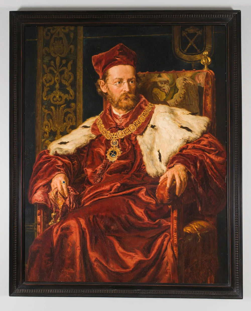 Portrait de Józef Szujski - Jan Matejko image 1 copie de tableau peinte à la main