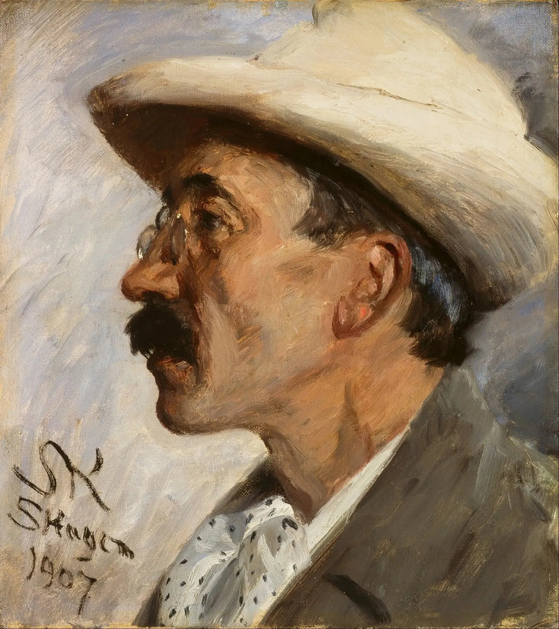जूलियस पॉलसेन (1860-1940) का पोर्ट्रेट - पीडर सेवरिन क्रॉयर