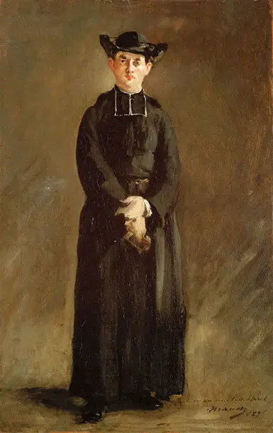 एब्बे हुरेल का चित्र - Édouard Manet