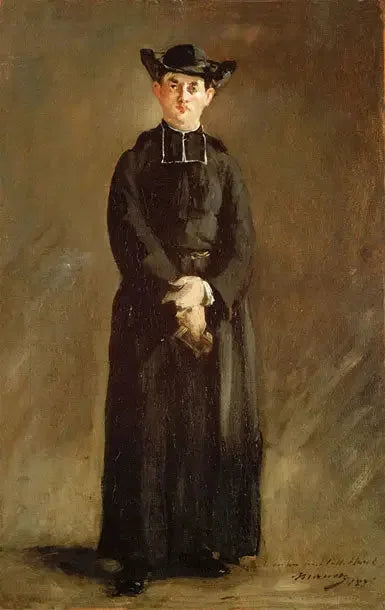 एब्बे हुरेल का चित्र - Édouard Manet