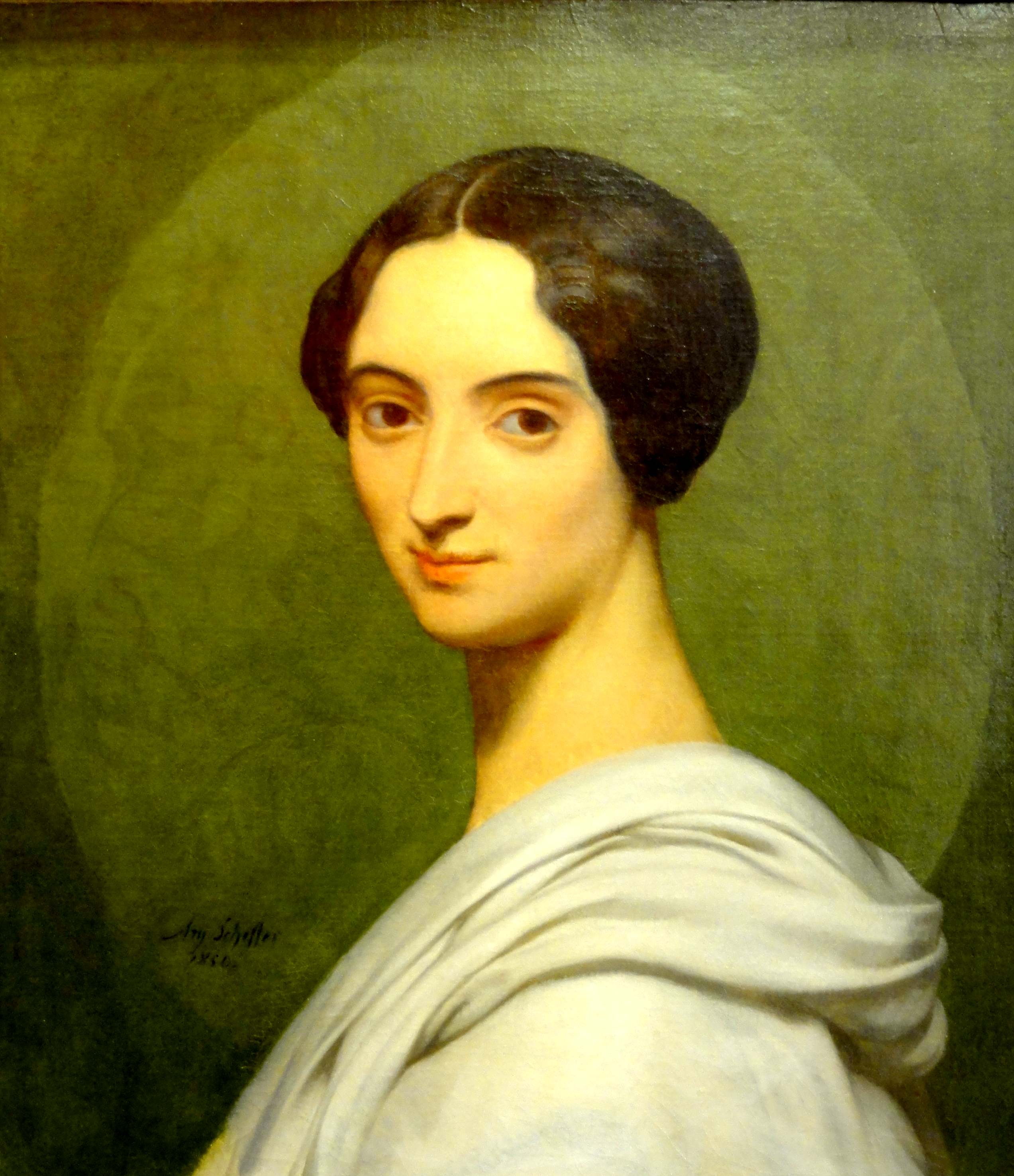 Portrait de la Comtesse de Gobineau - Ary Scheffer image 1 copie peinte à la main à l’huile