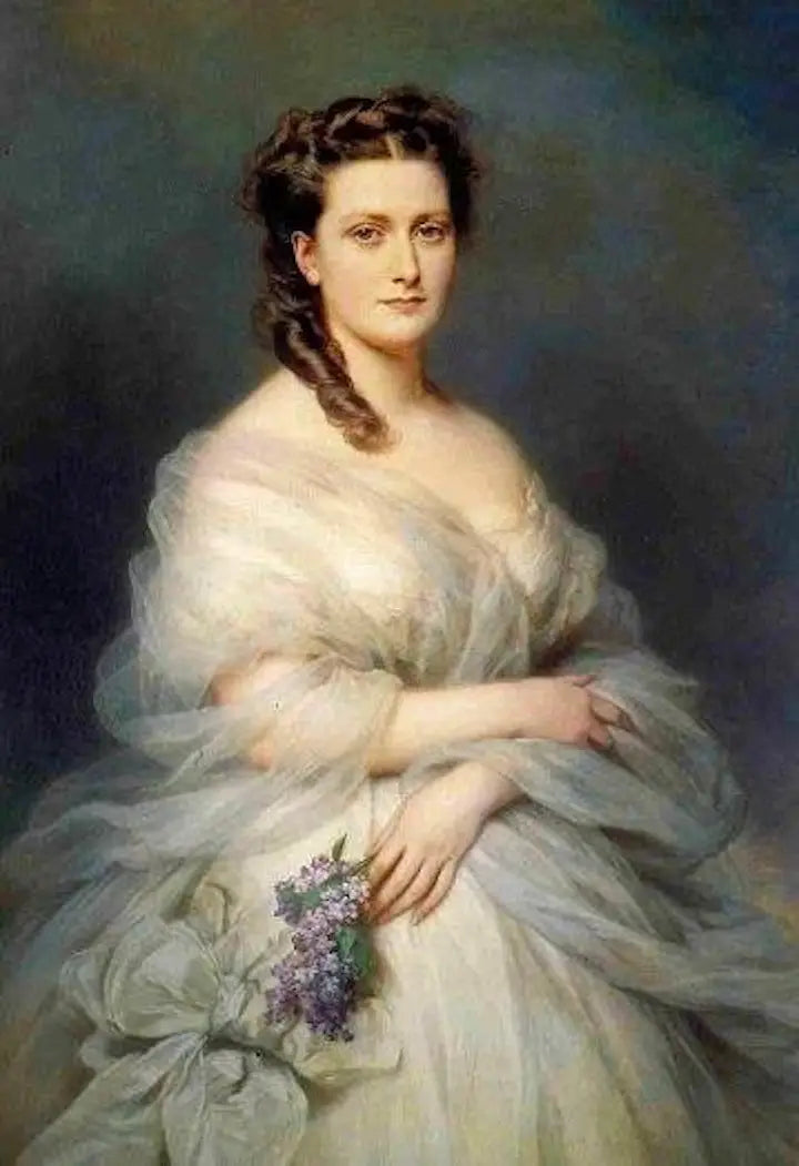 Portrait de la duchesse Anne Murat de Mouchy - Franz Xaver Winterhalter image 1 copie de tableau peinte à la main