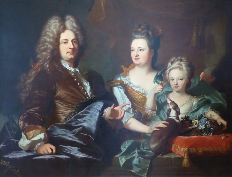परिवार Le Juge का पोर्ट्रेट - Hyacinthe Rigaud