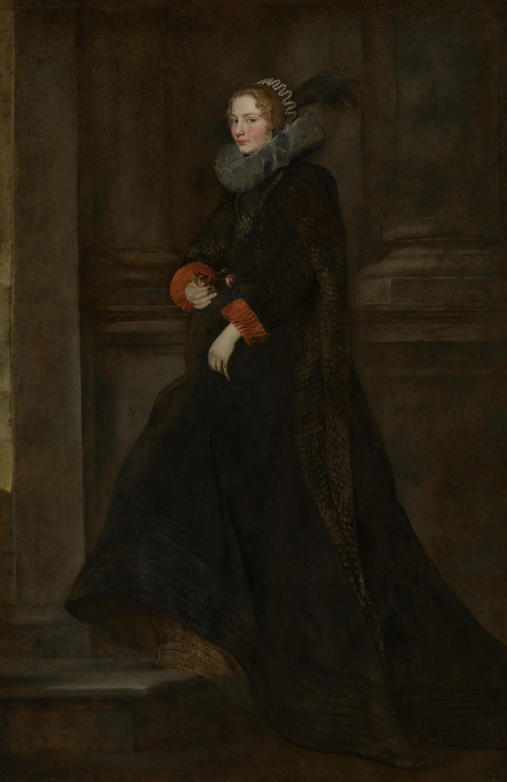 Portrait de la marquise Geronima Spinola - Antoine van Dyck image 1 reproduction de peinture à l’huile