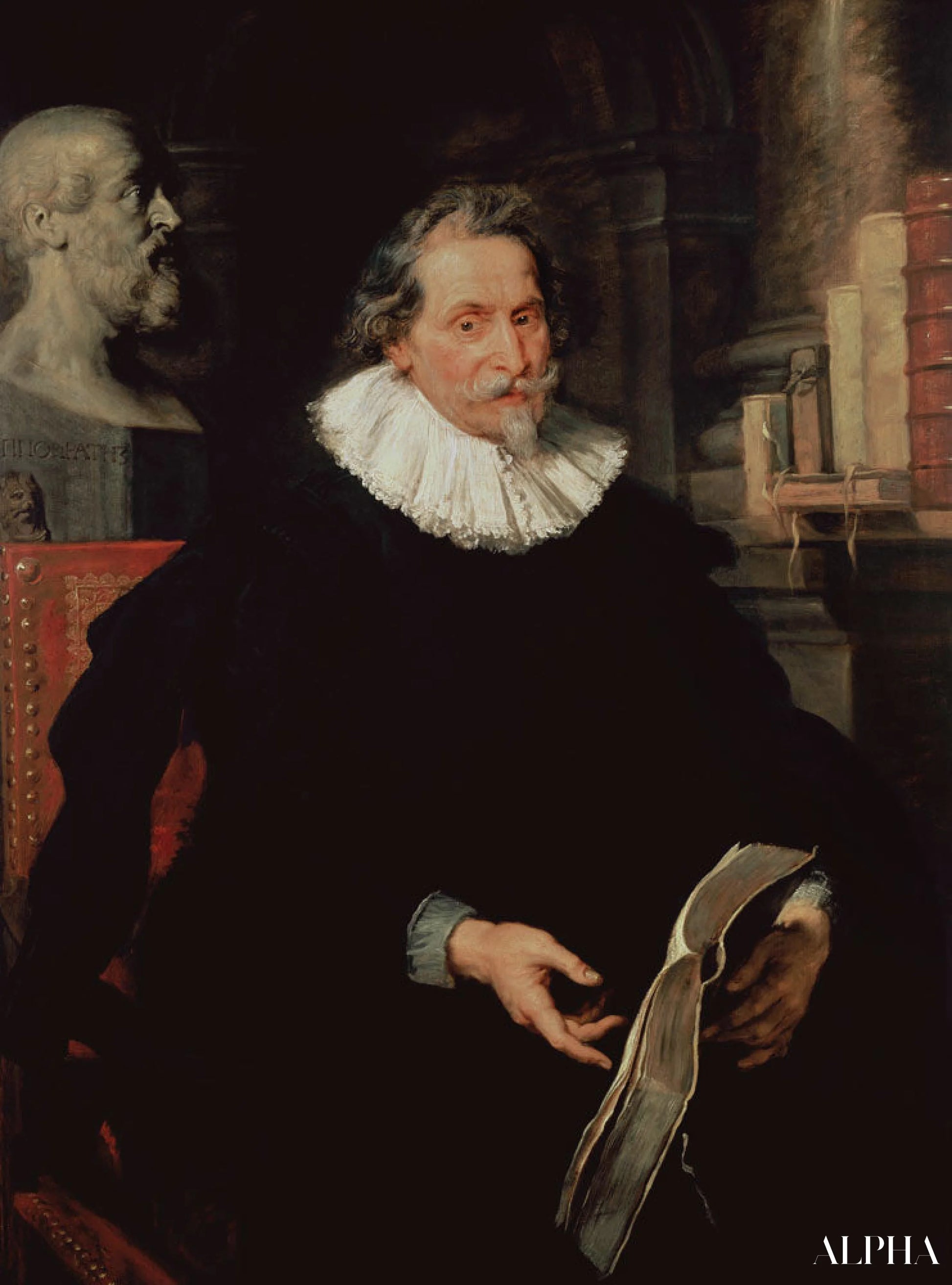 Portrait de Ludovicus Nonnius - Peter Paul Rubens - Reproductions de tableaux et peintures haut de gamme