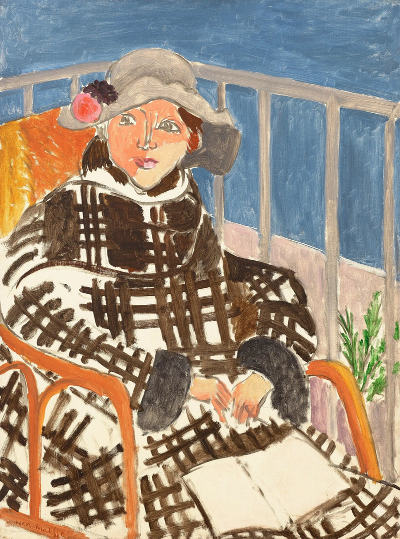 मैडम मैटिस का चित्र - हेनरी मैटिस