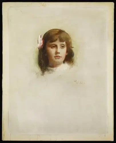 Marie-Charlotte Madier-Trélat बच्चे का पोर्ट्रेट - लियोन बोनाट