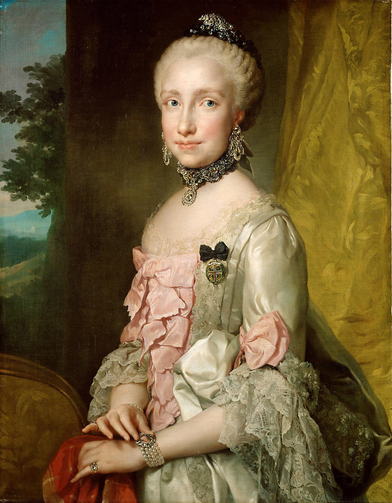 Marie-Louise d'Espagne का पोर्ट्रेट - Anton Raphael Mengs