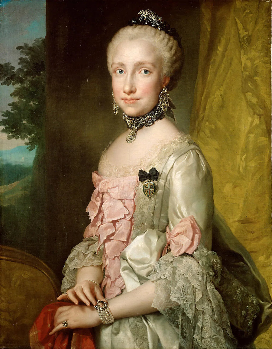 Marie-Louise d'Espagne का पोर्ट्रेट - Anton Raphael Mengs