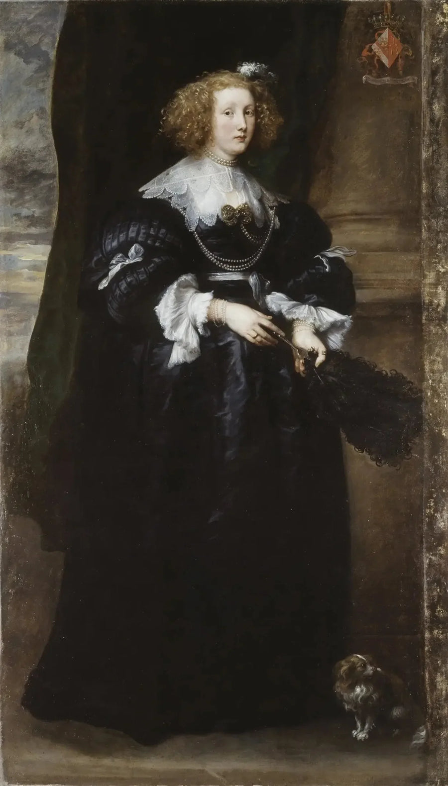 Marie de Raet का पोर्ट्रेट - Antoine van Dyck