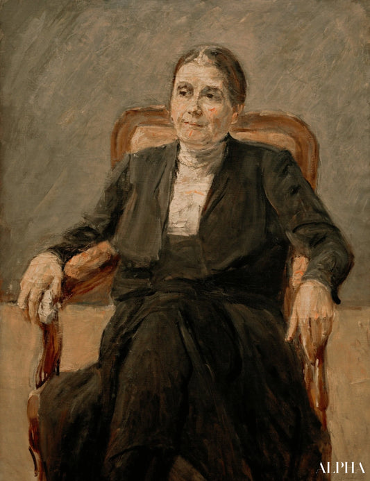 Portrait de Marthe Liebermann - Max Liebermann - Reproductions de tableaux et peintures haut de gamme