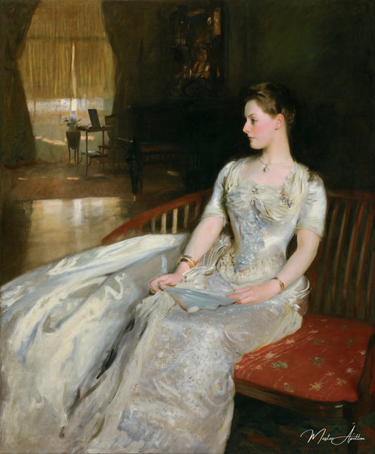 Portrait de Mme Cecil Wade - John Singer Sargent - Reproductions de tableaux et peintures haut de gamme