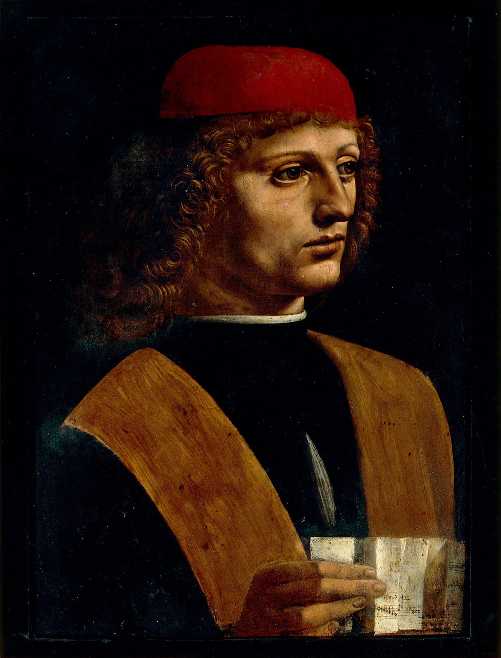 Portrait de musicien - Léonard de Vinci image 1 reproduction d’œuvre d’art à l’huile