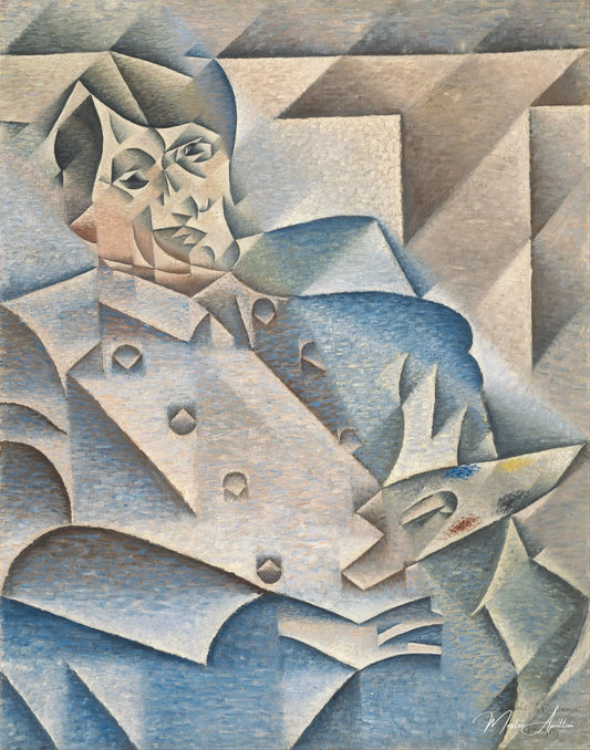 Portrait de Pablo Picasso - Juan Gris - Reproductions de tableaux et peintures haut de gamme