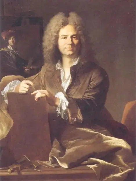 Portrait de Pierre Drevet - Hyacinthe Rigaud image 1 tableau peint à l’huile sur toile