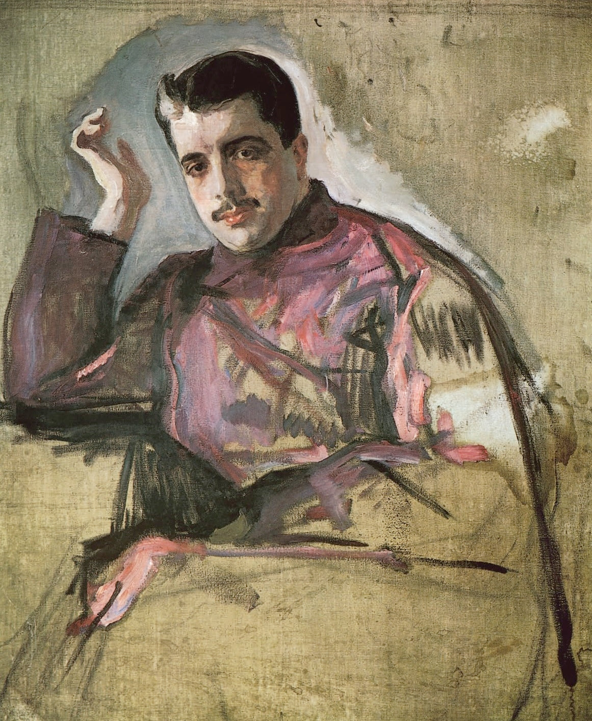 Portrait de Serge Diaghilev - Valentin Serov image 1 copie de tableau peinte à la main