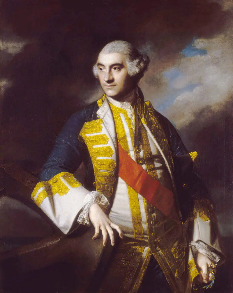 सर चार्ल्स Saunders का पोर्ट्रेट (लगभग 1715-1775) - जोशुआ रेनॉल्ड्स